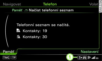 Ruční aktualizace telefonního seznamu